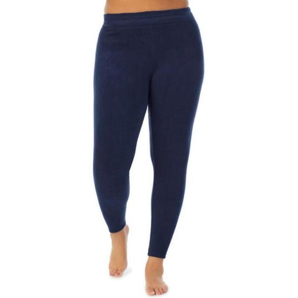 Cuddl Duds Plus Size Women's Navy Fleecewear Leggings 2XL